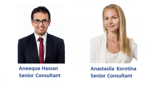 Referenten Aneeque und Anastasiia